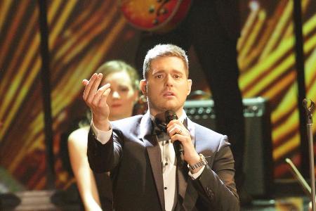 Michael Bublé bei einem TV-Auftritt in Deutschland Michael Bublé bei einem TV-Auftritt in Deutschland
