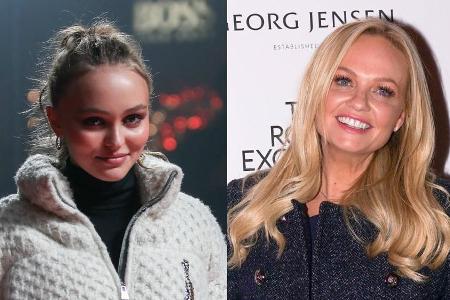 Dank ihnen leuchtet es jetzt in Paris und London: Lily-Rose Depp (l.) und Emma Bunton Dank ihnen leuchtet es jetzt in Paris und London: Lily-Rose Depp (l.) und Emma Bunton
