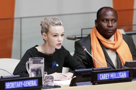 Carey Mulligan hatte eine wichtige Botschaft an die UN Carey Mulligan hatte eine wichtige Botschaft an die UN