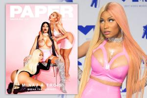 Nicki Minaj versucht halbnackt das Internet zu sprengen