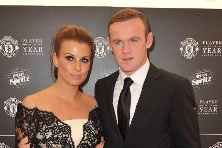 Wayne Rooney mit seiner Frau Coleen im Jahr 2015