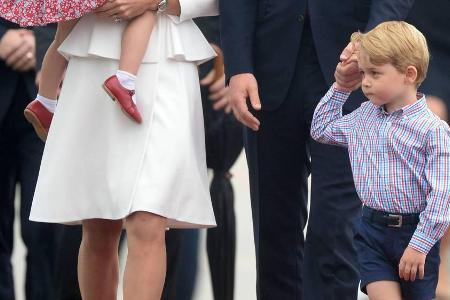Besonders Prinz George soll sich gut mit den Kindern von Roger Federer verstehen