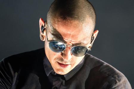 Chester Bennington bei einem Auftritt im Juni