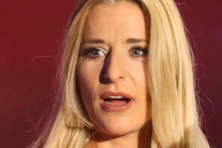 Stefanie Hertel bei einer TV-Aufzeichnung im vergangenen Mai Stefanie Hertel bei einer TV-Aufzeichnung im vergangenen Mai