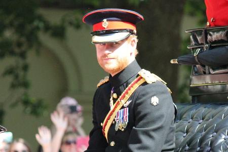 Solch eine hochoffizielle Montur will Prinz Harry bei seiner Hochzeit wohl nicht tragen
