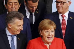 G20-Gäste entspannen in der Elbphilharmonie