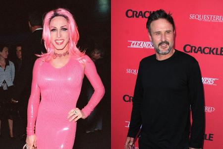 Sie waren Geschwister und Kollegen: Alexis und David Arquette (r.)