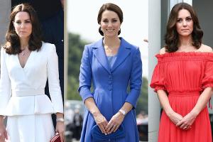 Weiß, Blau, Rot: Kate trägt den Union Jack