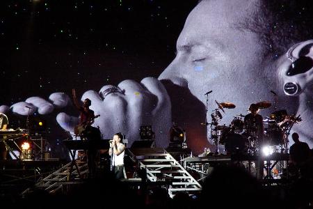 Linkin Park mit Frontman Chester Bennington