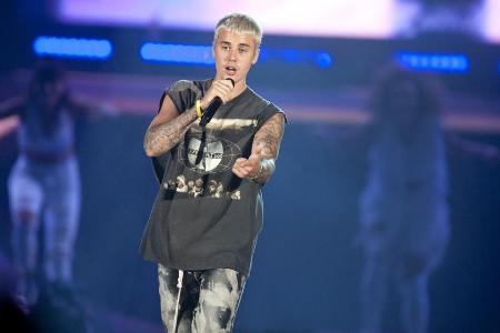 Justin Bieber bei einem Auftritt in Pittsburgh Justin Bieber bei einem Auftritt in Pittsburgh