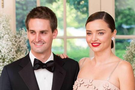 Miranda Kerr und Evan Spiegel gaben sich schon im Mai das Jawort