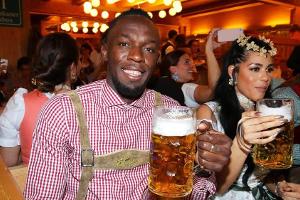 Alle Jahre wieder: Usain Bolt besucht die Wiesn