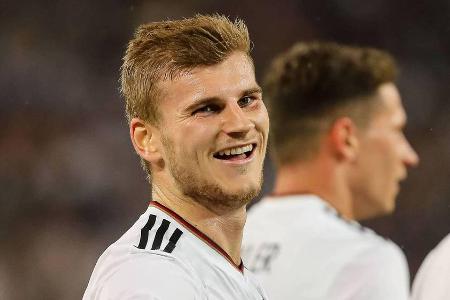 Timo Werner beim Nationalmannschaftsspiel am Dienstag gegen Norwegen