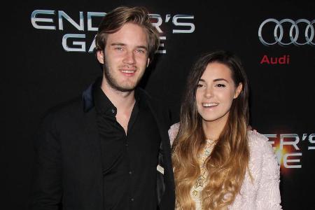 PewDiePie mit seiner Freundin Marzia bei einer Filmpremiere