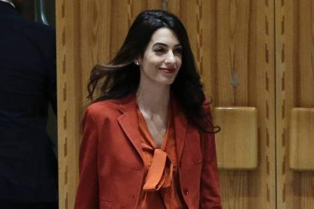 Amal Clooney bei den United Nations