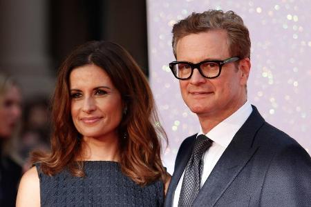 Colin Firth mit seiner Frau Livia Giuggioli