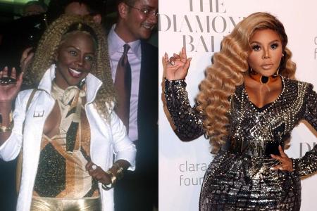 Gleiche Pose - aber auch die gleiche Person? Lil' Kim im Jahr 2000 (l.) und heute im Vergleich Gleiche Pose - aber auch die gleiche Person? Lil' Kim im Jahr 2000 (l.) und heute im Vergleich