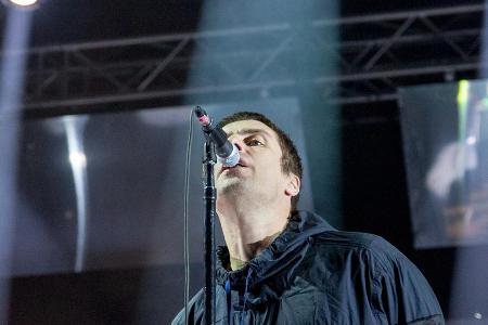 Liam Gallagher bei einem Auftritt im serbischen Novi Sad Liam Gallagher bei einem Auftritt im serbischen Novi Sad