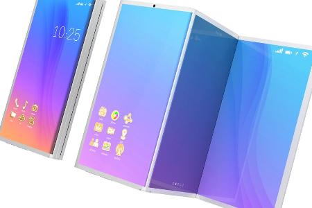 3D-Design: So könnte ein faltbares Smartphone aussehen