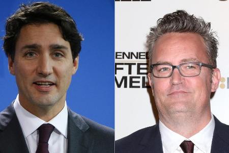 Justin Trudeau (l.) und Matthew Perry sind alte Bekannte Justin Trudeau (l.) und Matthew Perry sind alte Bekannte