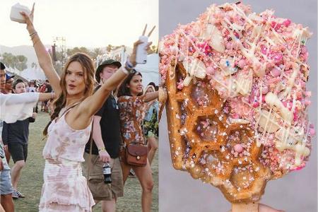 Topmodel Alessandra Ambrosio liebt das Coachella-Festical - und die dortigen Food-Trends