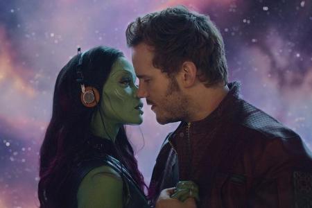 Funkt es zwischen Peter Quill (Chris Pratt) und Gamora (Zoe Saldana)?