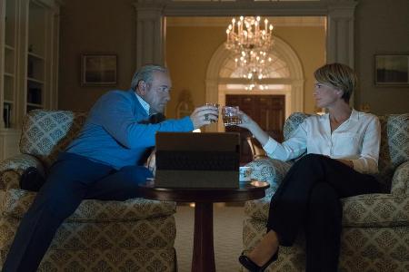 Kevin Spacey und Robin Wright in der fünften Staffel von 