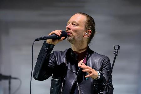 Thom Yorke von Radiohead bei einem der Konzerte