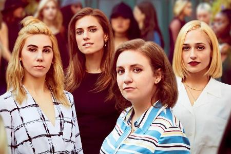Lena Dunham (vorne) und ihre Lena Dunham (vorne) und ihre