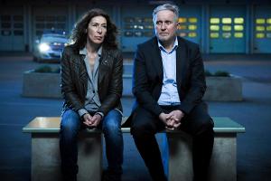 Bibi und Moritz alias Adele Neuhauser und Harald Krassnitzer im neuen Wiener "Tatort: Wehrlos"