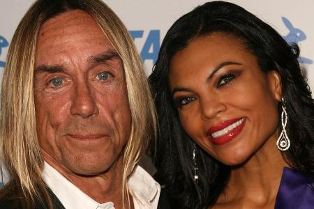 Iggy Pop und seine Frau Nina Alu