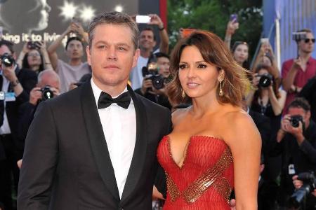 Matt Damon und seine Frau Luciana Barroso in Venedig
