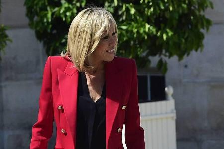 Brigitte Macron kleidet sich stets ladylike