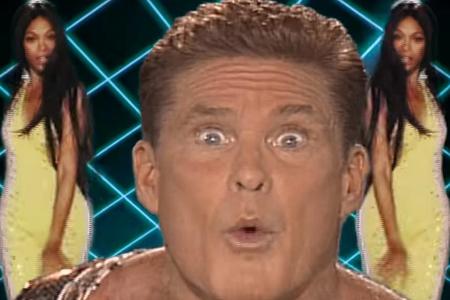 Beweist wieder einmal Humor: David Hasselhoff