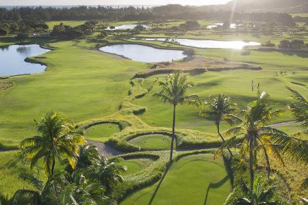 Der Golfplatz des Heritage Resorts gilt als Schönster auf Mauritius