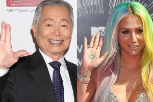 Regenbogen-Team: Kesha und George Takei kämpfen für Transgender-Rechte