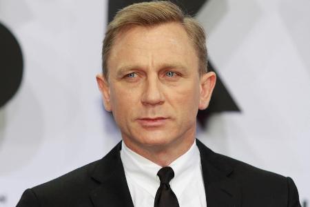 Glücklich sieht anders aus: Daniel Craig bei der Premiere von 