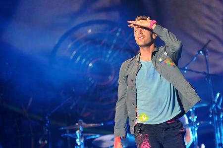 Hurrikan voraus: Coldplay-Frontmann Chris Martin konnte mit seiner Band nicht in Houston spielen