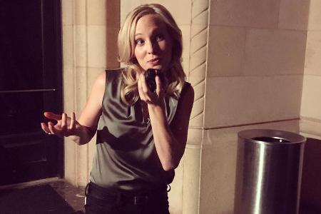 Candice King an ihrem ersten Tag bei Candice King an ihrem ersten Tag bei