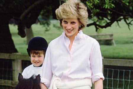 Prinzessin Diana mit ihrem Sohn William