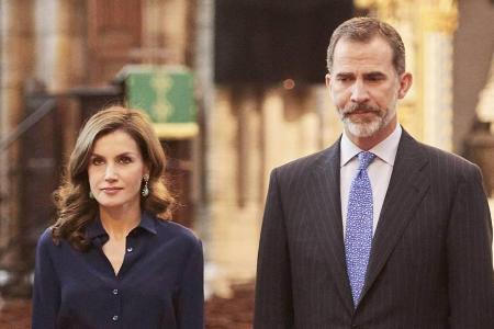 Das spanische Königspaar ist schockiert vom Anschlag - aber lässt sich nicht einschüchtern