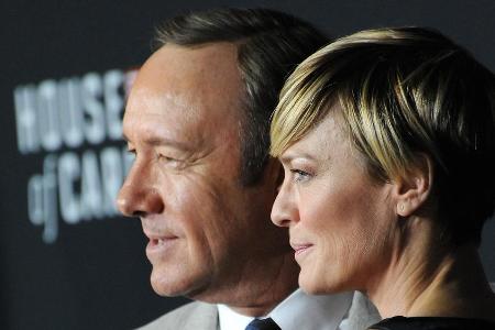 Er wird absichtlich übergangen, sie ist nominiert: Kevin Spacey und Robin Wright