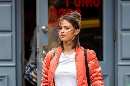 Und vor der Kamera stand sie auch noch: Selena Gomez im September bei einem Filmdreh mit Woody Allen in New York