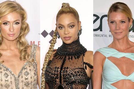 Sind allesamt von den Waldbränden betroffen: Paris Hilton, Beyoncé und Gwyneth Paltrow (v.l.n.r.)