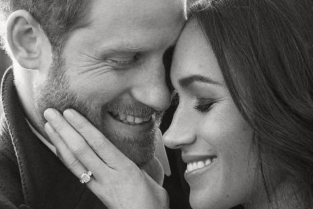 Eines der Verlobungsfotos von Prinz Harry und Meghan Markle