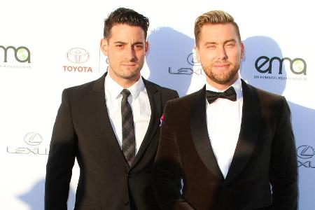 Träumen von eigenen Kindern: Lance Bass (r.) mit seinem Mann Michael Turchin