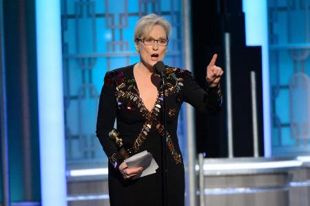 Zufall? Meryl Streep trug schon bei den Golden Globes 2017 Schwarz