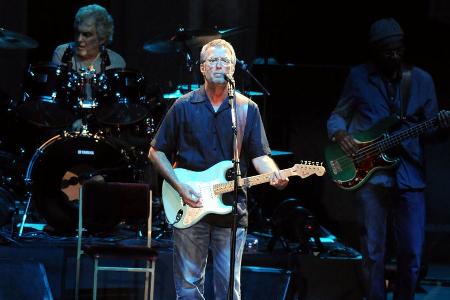 Eric Clapton bei einem Konzert in Rio de Janeiro im Dezember 2012