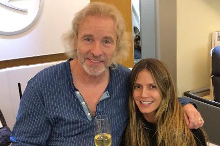 Thomas Gottschalk und Heidi Klum waren im gleichen Flieger Thomas Gottschalk und Heidi Klum waren im gleichen Flieger