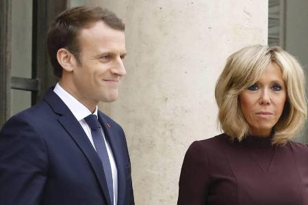 Emmanuel Macron und seine Ehefrau Brigitte